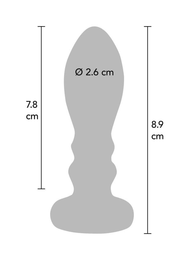ToyJoy Buttocks Vibrating Metal Buttplug M - Image 4