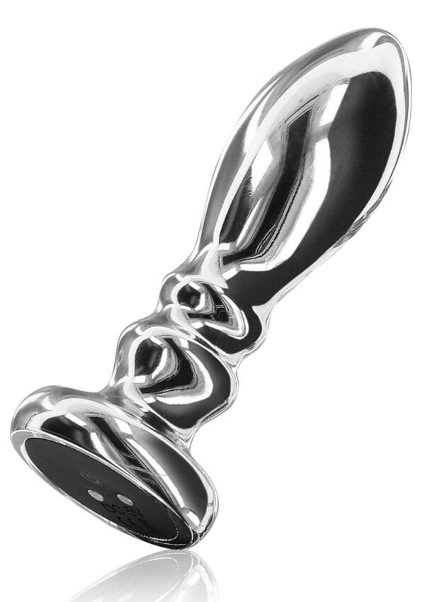 ToyJoy Buttocks Vibrating Metal Buttplug L
