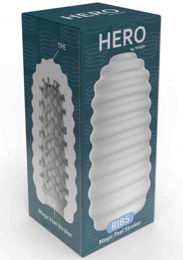 ToyJoy Hero Medium Masturbator Ribs - Image 2