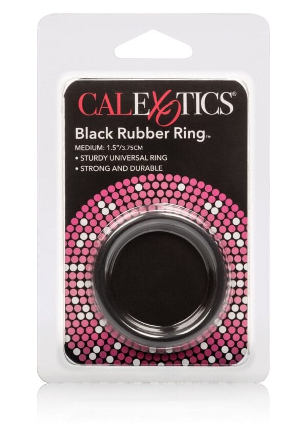 CalExotics Black Rubber Ring - Medium - Image 2