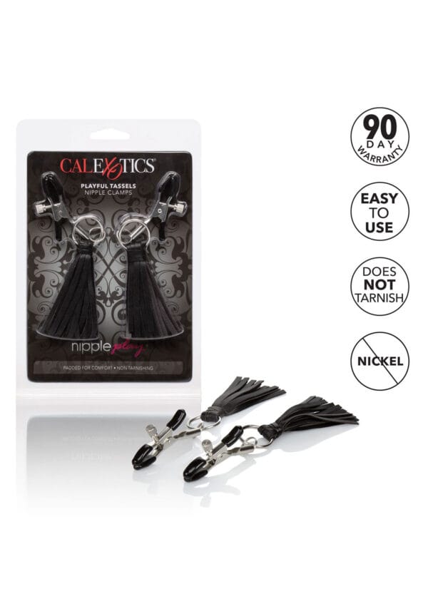 CalExotics Nipple Play Playful Tassels Nipple Clamps - Image 4