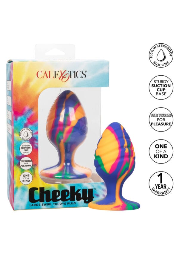 CalExotics Cheeky Large Swirl Tie-Dye Plug - Image 3