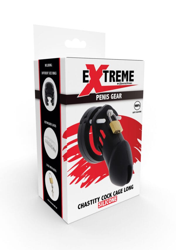 Hidden Desire Extreme Chastity Cock Cage Slicone L - Image 2
