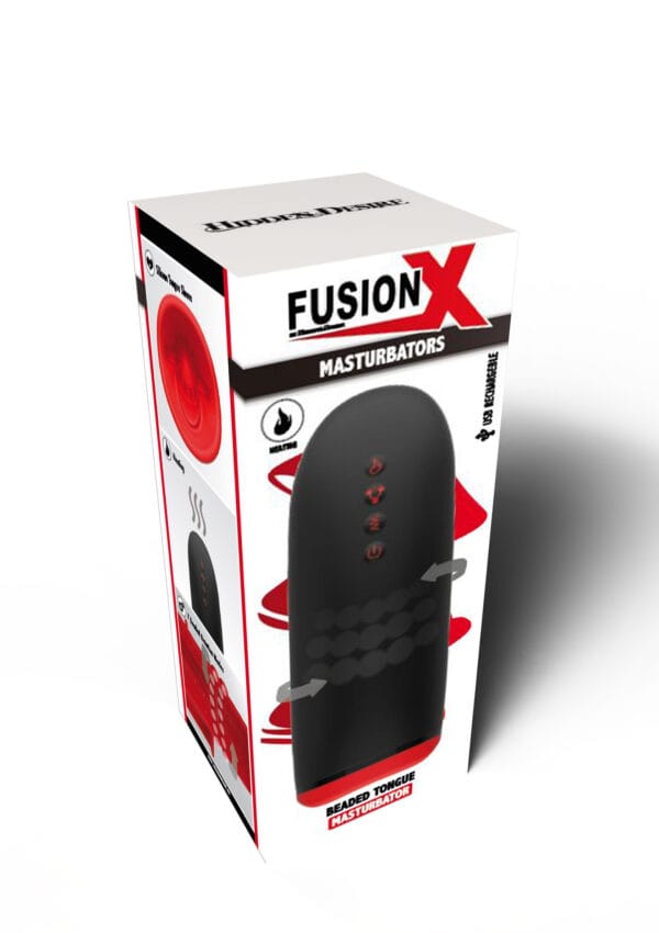 Hidden Desire Fusion X Beaded Tongue Masturbator - Image 2