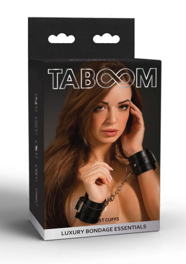 Taboom Bondage Essentials Wrist Cuffs - Image 2