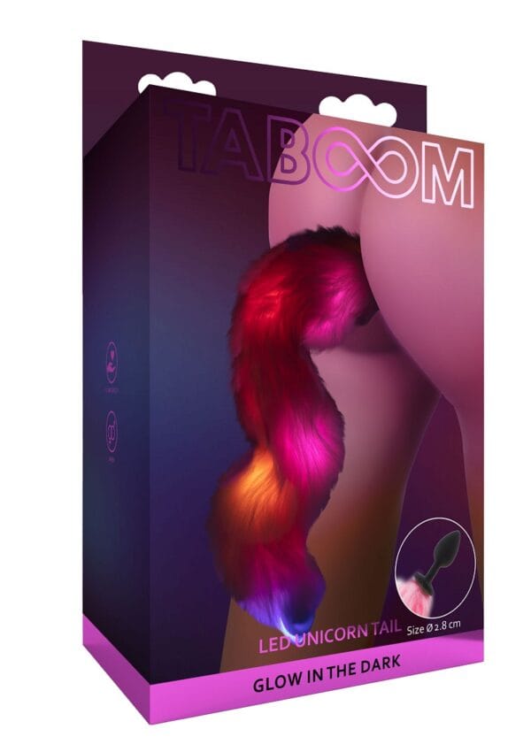 Taboom Glow In the Dark Unicorn Tail & Buttplug LED - Image 2