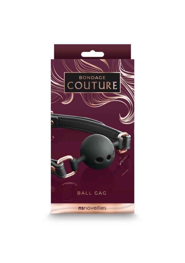 NS Novelties Bondage Couture Ball Gag - Image 2