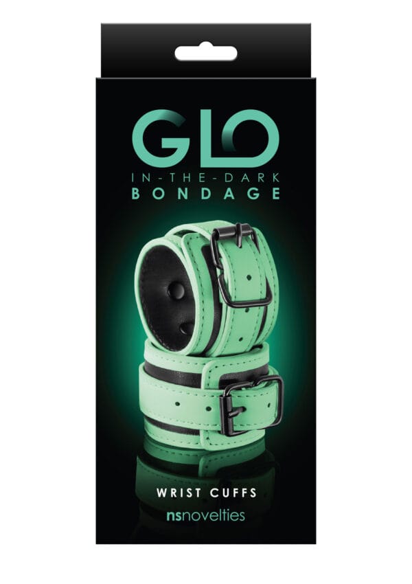 NS Novelties GLO Bondage Wrist Cuff - Image 2