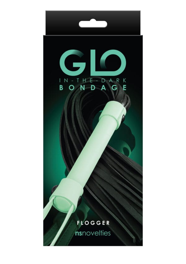 NS Novelties GLO Bondage Flogger - Image 2