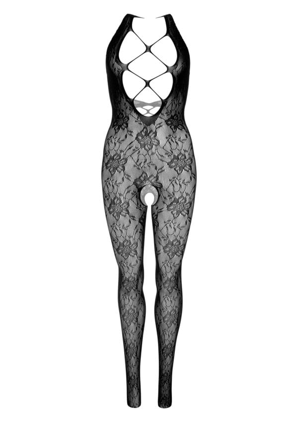 Daring Intimates Floral Halter Bodystocking - Image 6