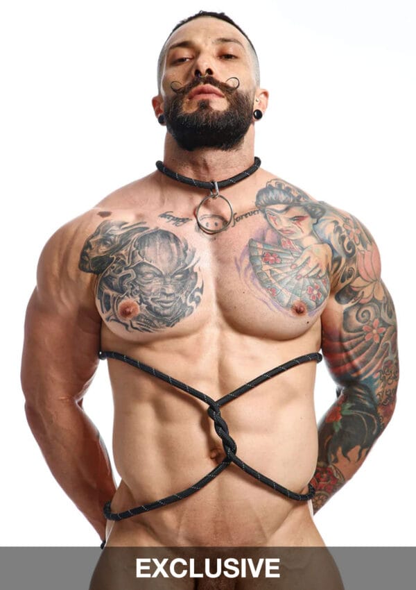 MOB Eroticwear Dngeon Cock Ring Rope