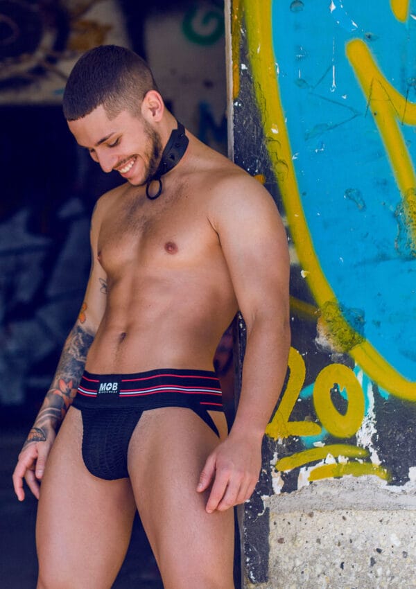 MOB Eroticwear Fetish Classic Wide Jockstrap - Image 4