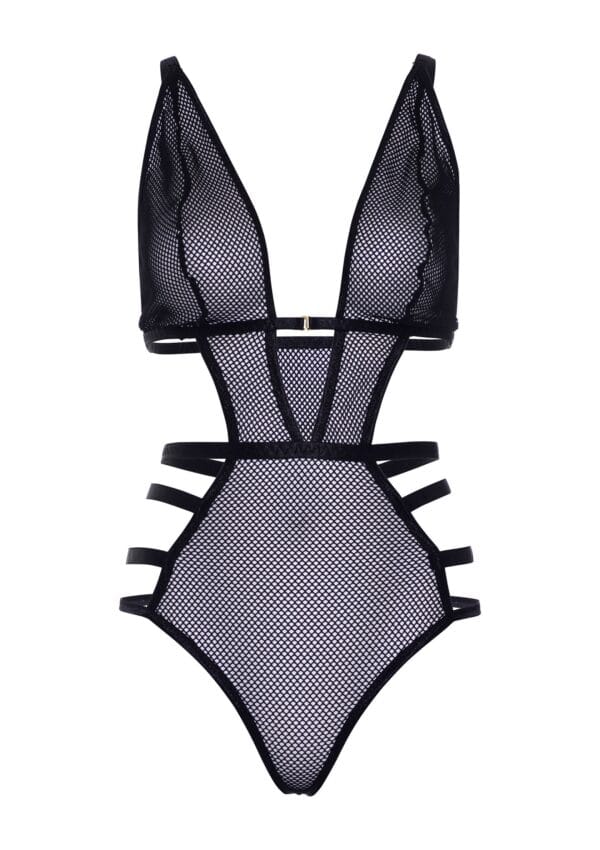 Leg Avenue Net cut out g-string teddy - Image 3