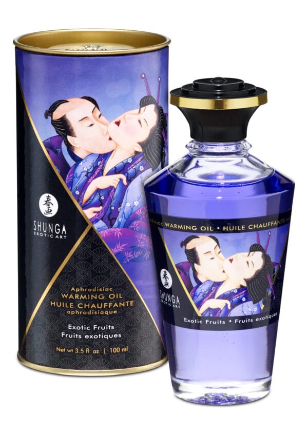 Shunga Aphrodisiac Warming Oil 100ml - Image 3
