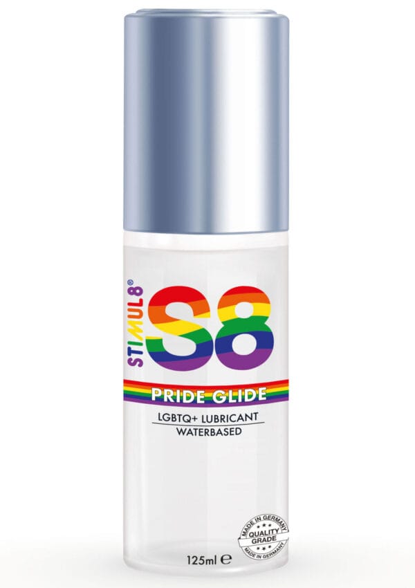 S8 Waterbased Pride Glide Lube 125ml - Image 2