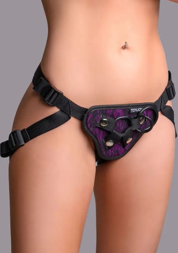 ToyJoy Get Real Strap-On Lace Harness - Image 3