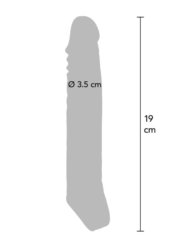 ToyJoy Get Real Extension Sleeve Large 19 cm - Image 4