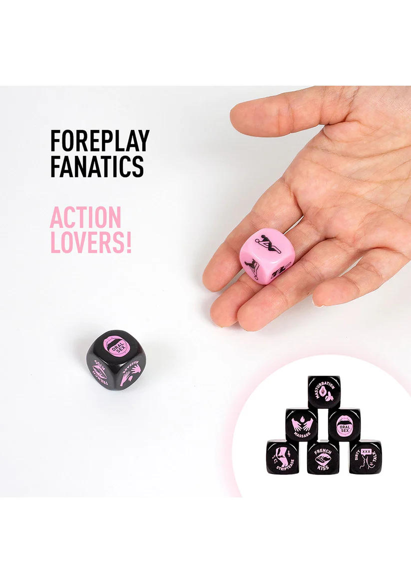 Foreplay Lovers Dice 2 pcs - Image 2
